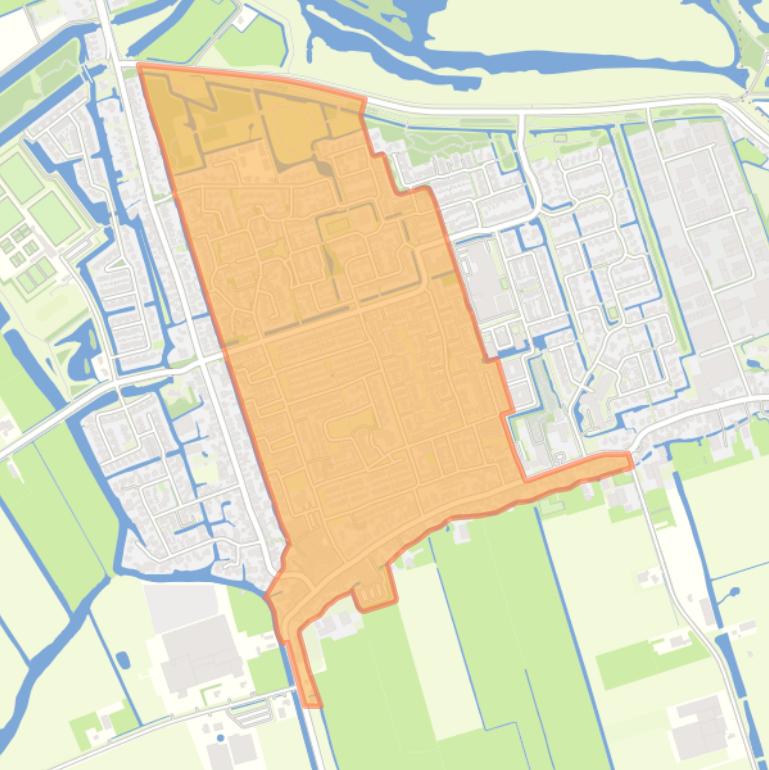 Kaart van de buurt Wervershoof Centrum.