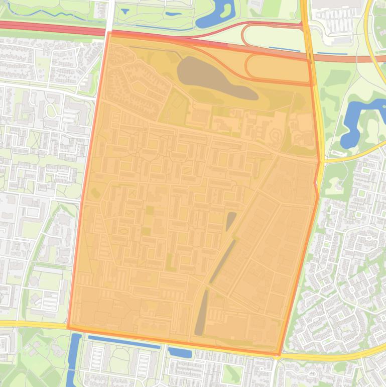 Kaart van de buurt Wesselerbrink Noord-Oost.
