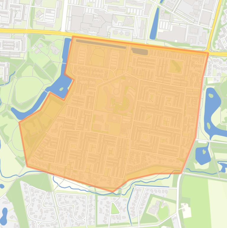 Kaart van de buurt Wesselerbrink Zuid-Oost.