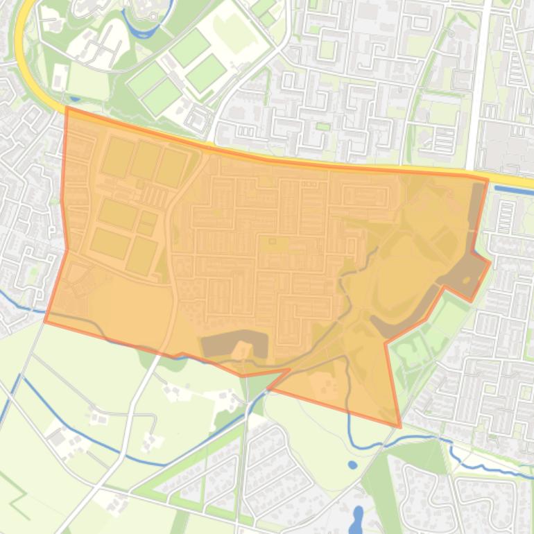 Kaart van de buurt Wesselerbrink Zuid-West.