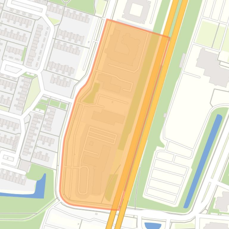 Kaart van de buurt West 3.