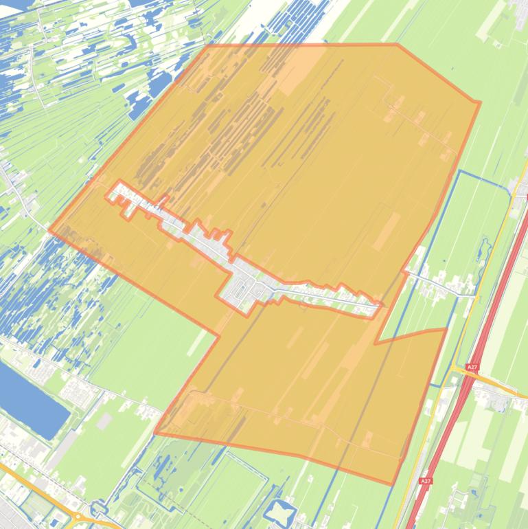 Kaart van de buurt Westbroek Buitengebied.