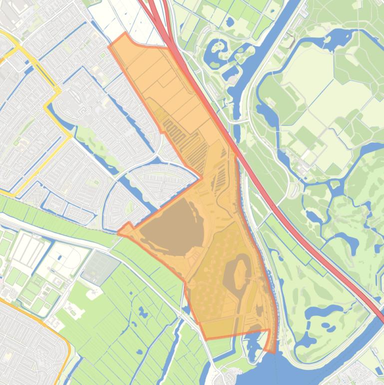 Kaart van de Westbroekbuurt.