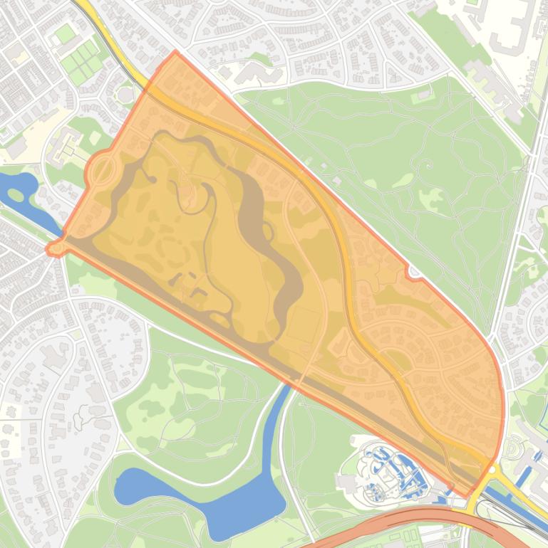 Kaart van de buurt Westbroekpark.