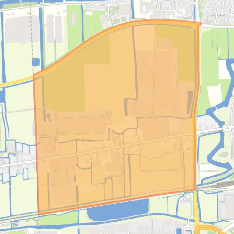 Kaart van de buurt Westeinde.