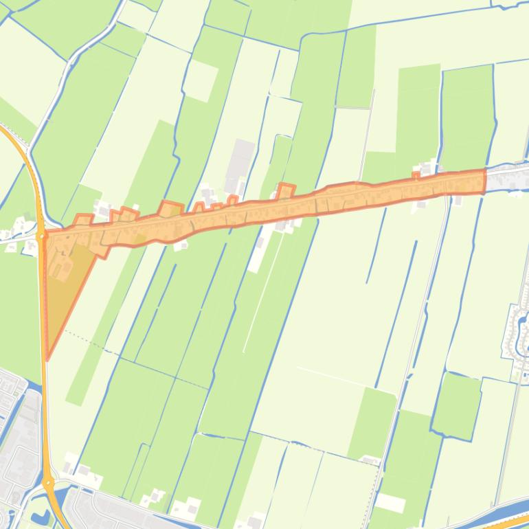 Kaart van de buurt Westeinde.