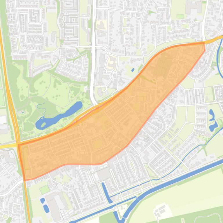 Kaart van de buurt Wester Sluitersveldlanden.