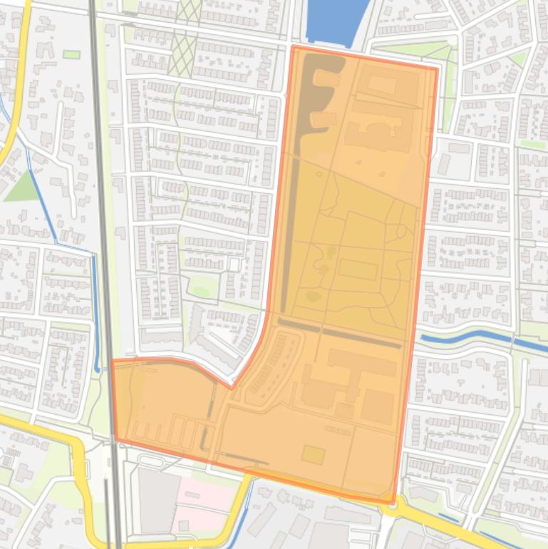 Kaart van de buurt Westeraam Centrale zone.