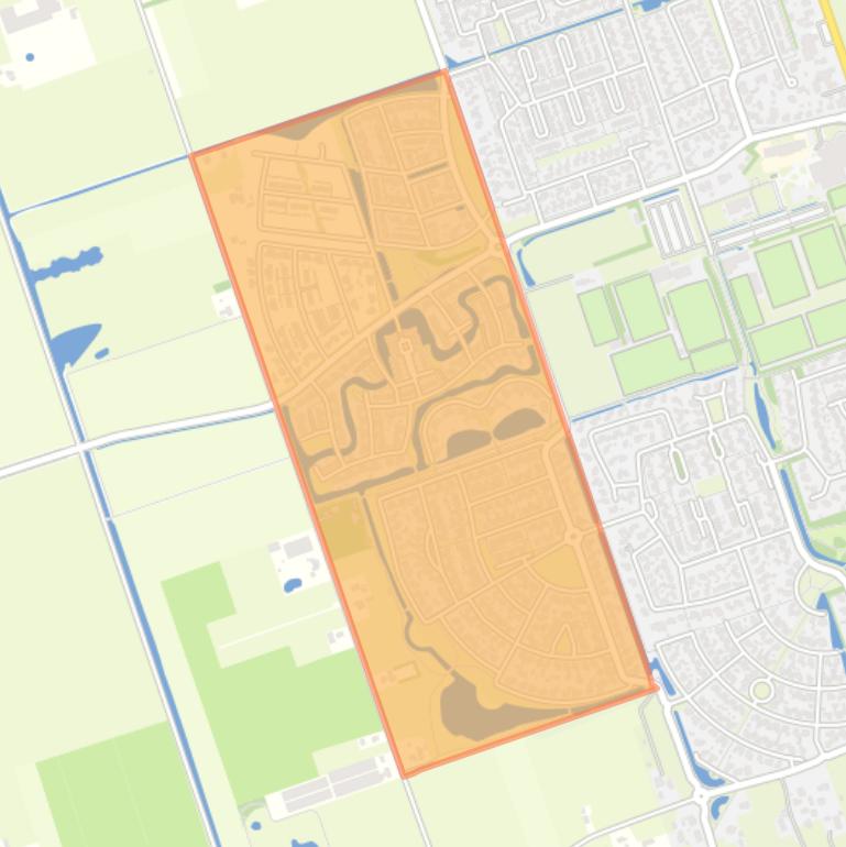 Kaart van de buurt Westerbouwlanden.