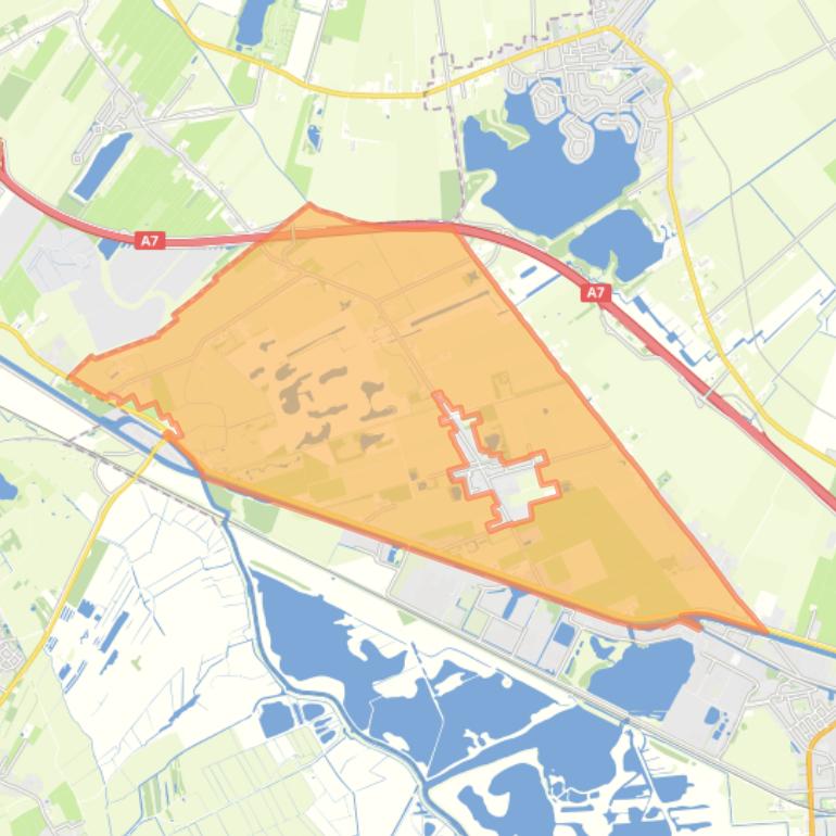 Kaart van de buurt Westerbroek Buitengebied.