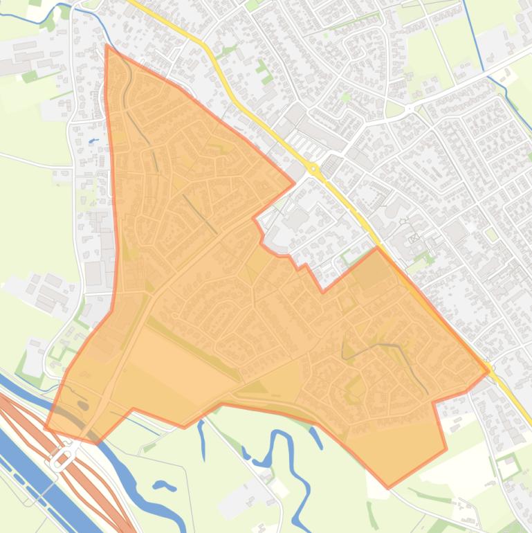 Kaart van de buurt Westerbroek en Beekveld.