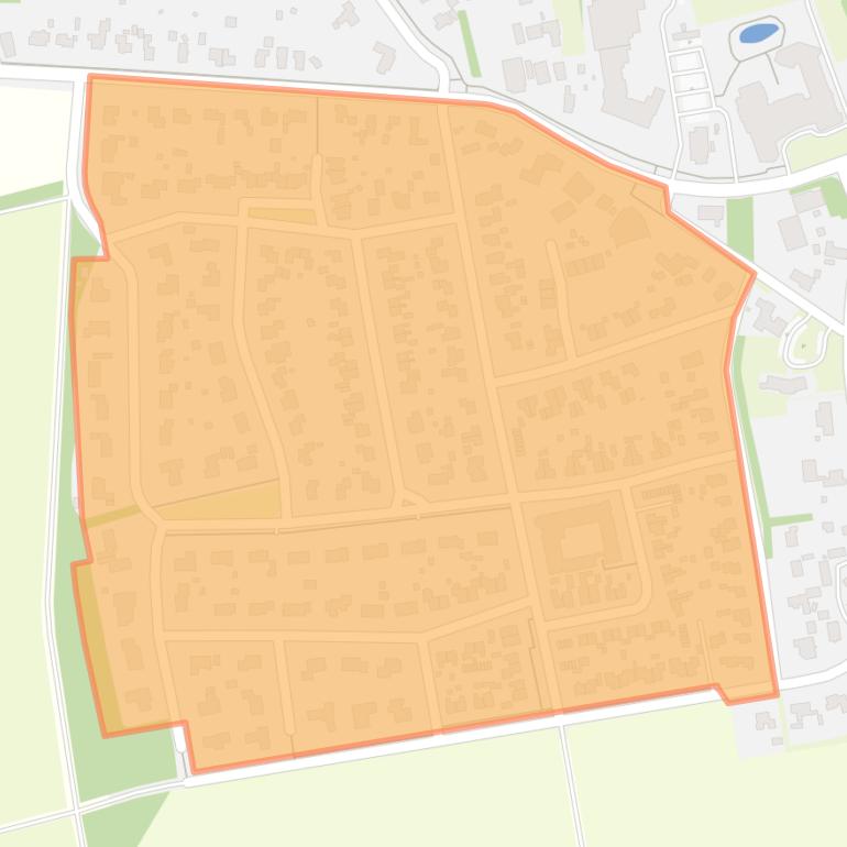 Kaart van de buurt Westeresch.