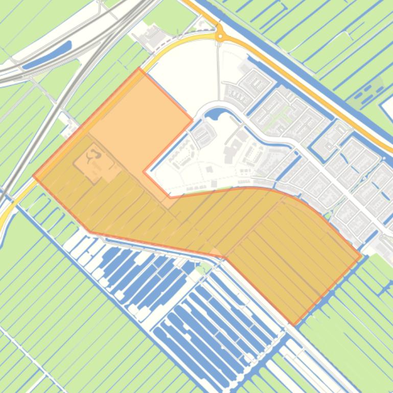 Kaart van de buurt Westergouwe.