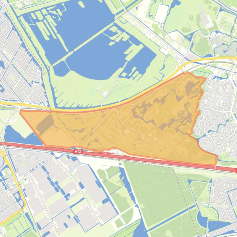 Kaart van de buurt Westerpark.