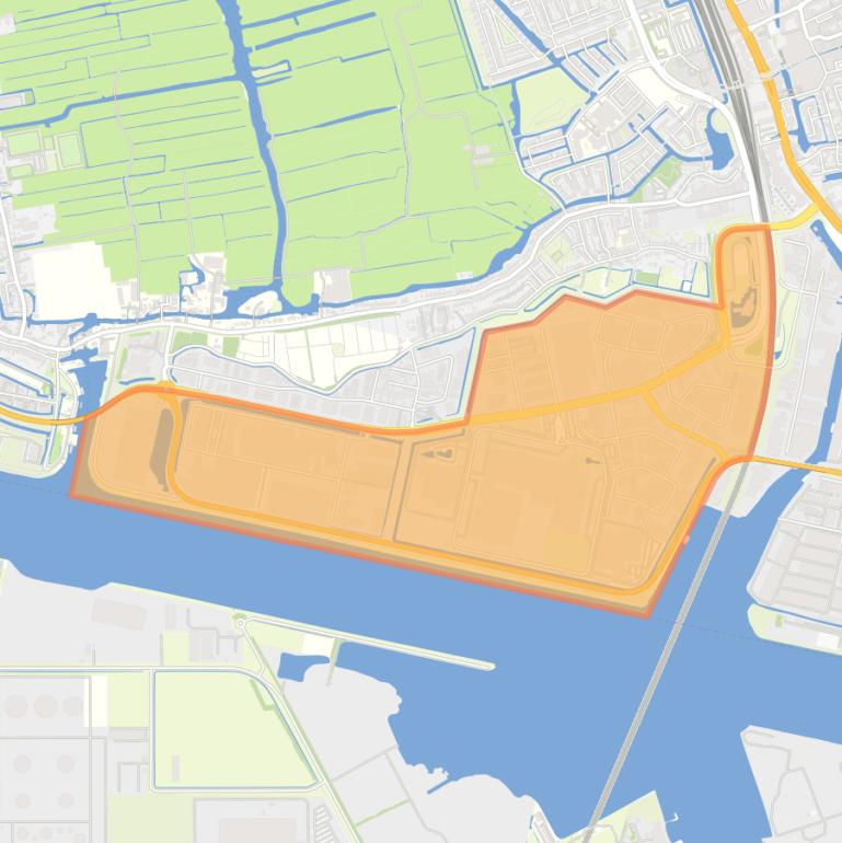 Kaart van de buurt Westerspoor.