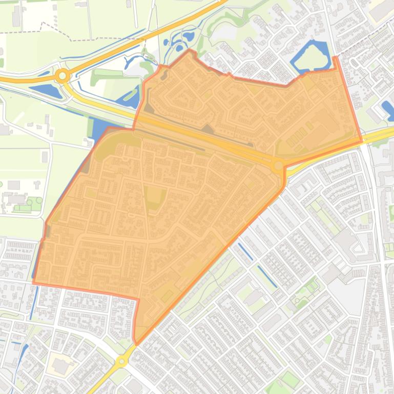 Kaart van de buurt Westertuinen.