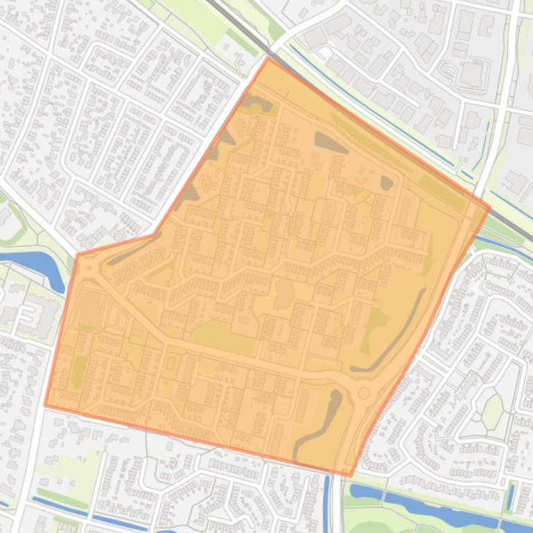 Kaart van de buurt Westervoort-Broeklanden.