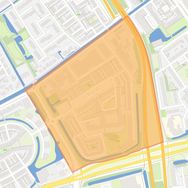 Kaart van de buurt Westlandhof.