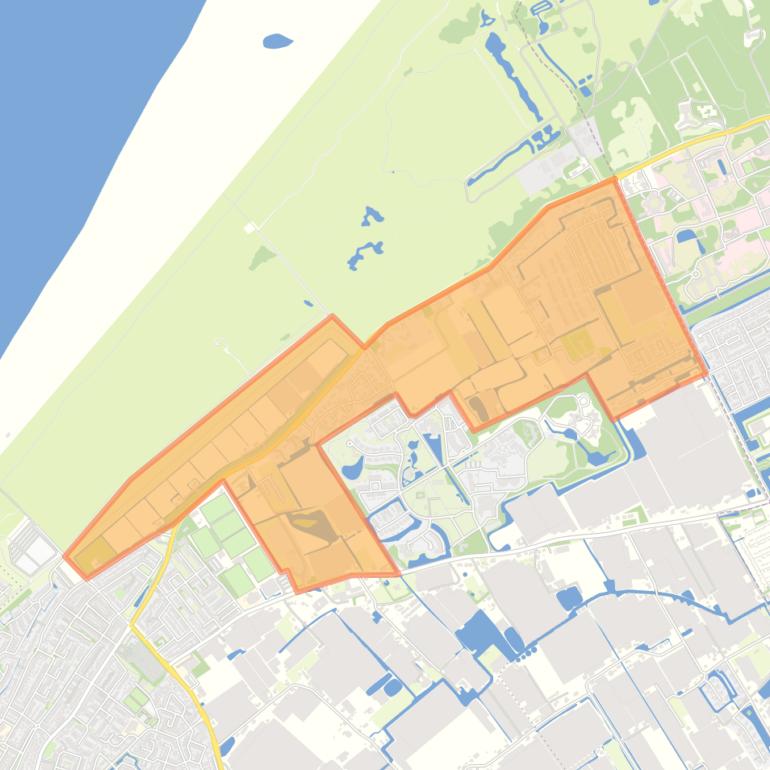 Kaart van de buurt Westlandse Zoom De Duinen.