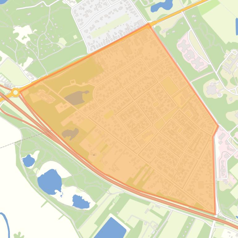 Kaart van de buurt Westlaren.