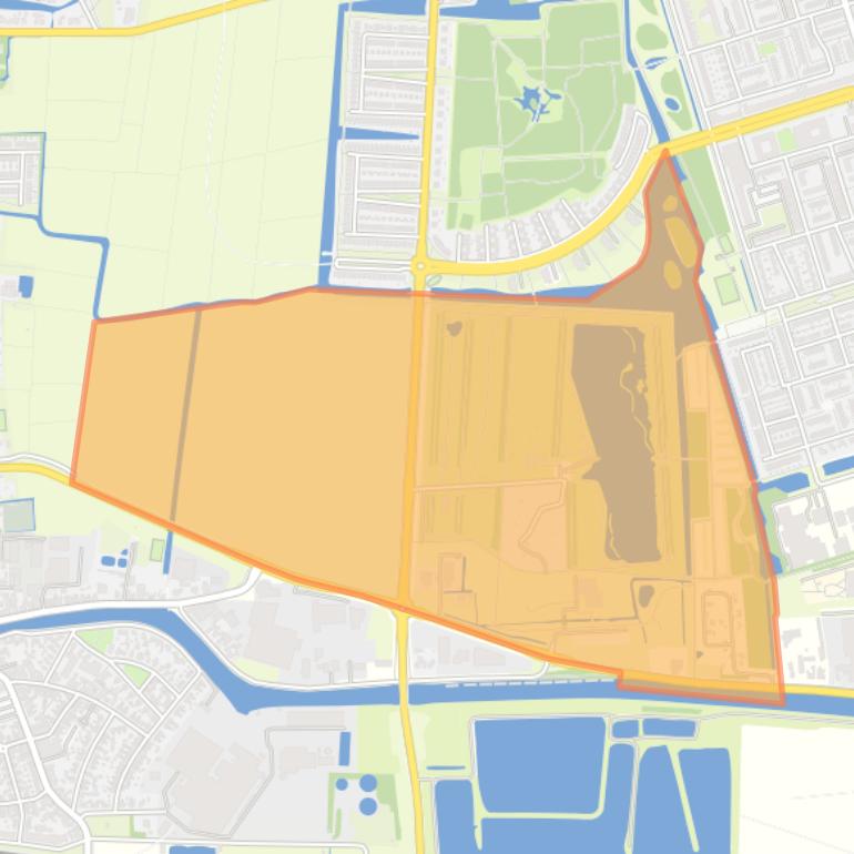 Kaart van de buurt Westpark.