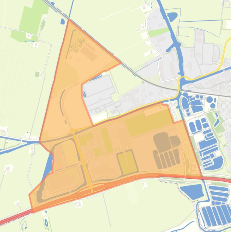 Kaart van de buurt Westpoort.