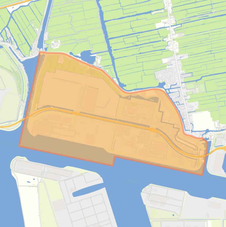 Kaart van de buurt Westzanerpolder.