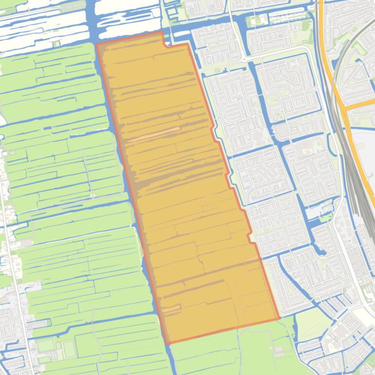 Kaart van de buurt Westzijderveld Midden.