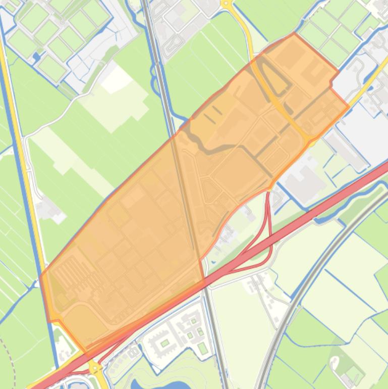 Kaart van de Wetenschapsbuurt.