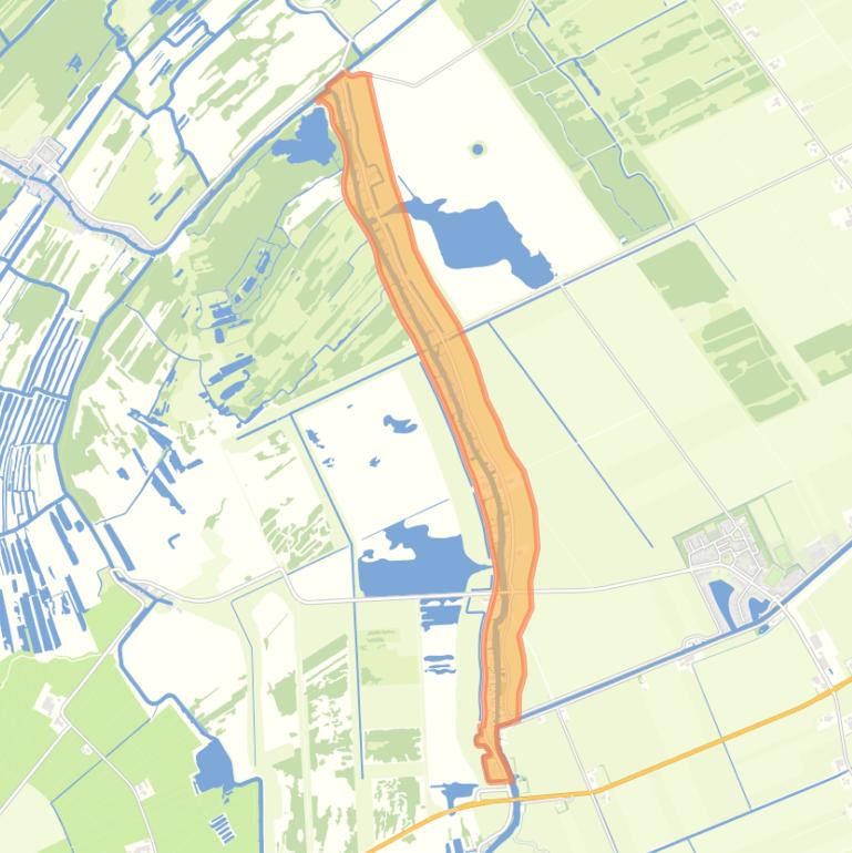 Kaart van de buurt Wetering.