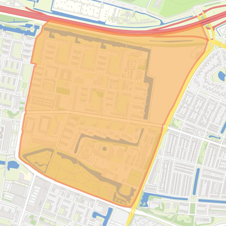 Kaart van de buurt Wetering.