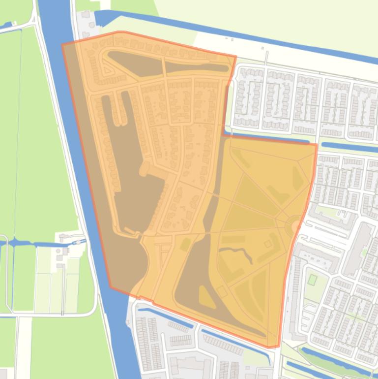 Kaart van de buurt Weteringpark.