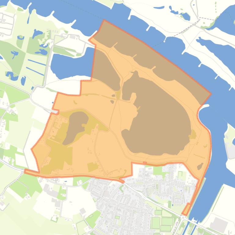 Kaart van de buurt Weurt-Buitengebied Noord.