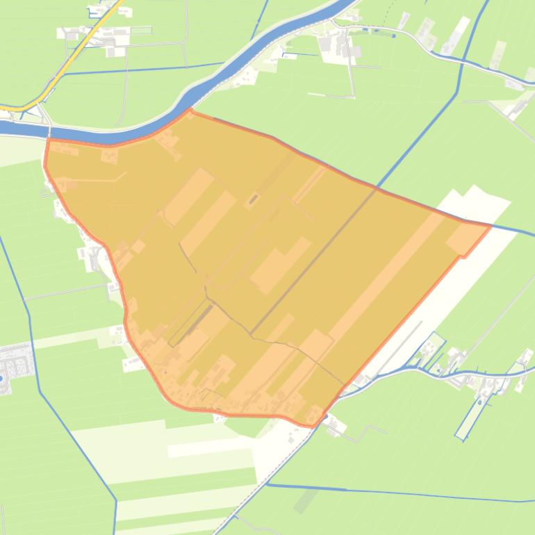 Kaart van de buurt Weverwijk.