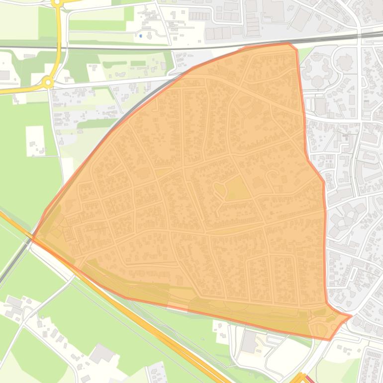 Kaart van de buurt Wierden-West.