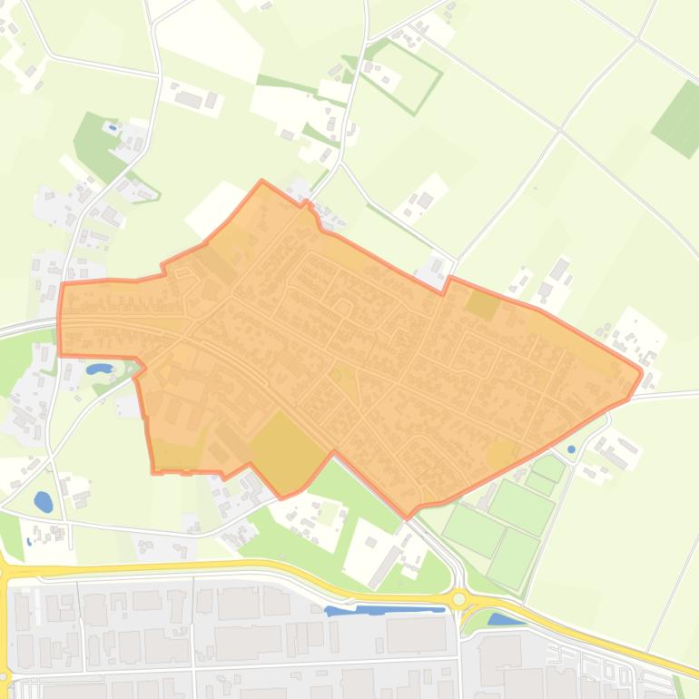 Kaart van de buurt Wijbosch.