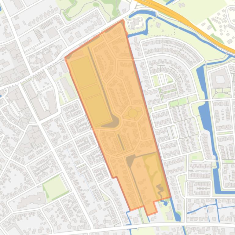 Kaart van de buurt Wijde Klaver West.