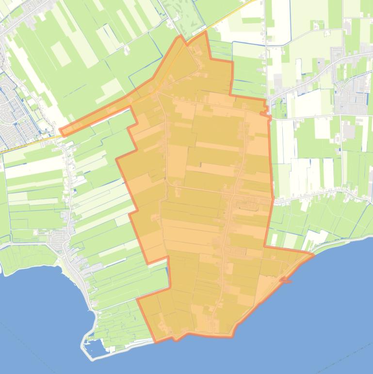 Kaart van de buurt Wijdenes.