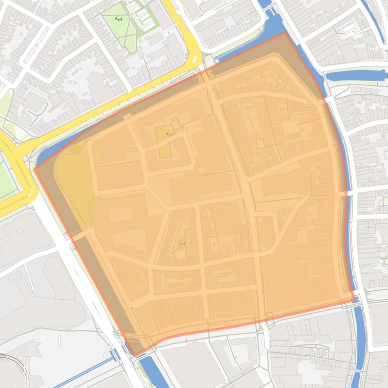 Kaart van de buurt Wijk C.