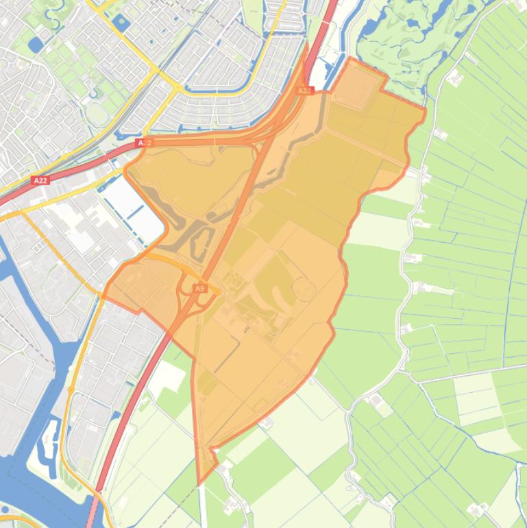 Kaart van de buurt Wijkerbroek.