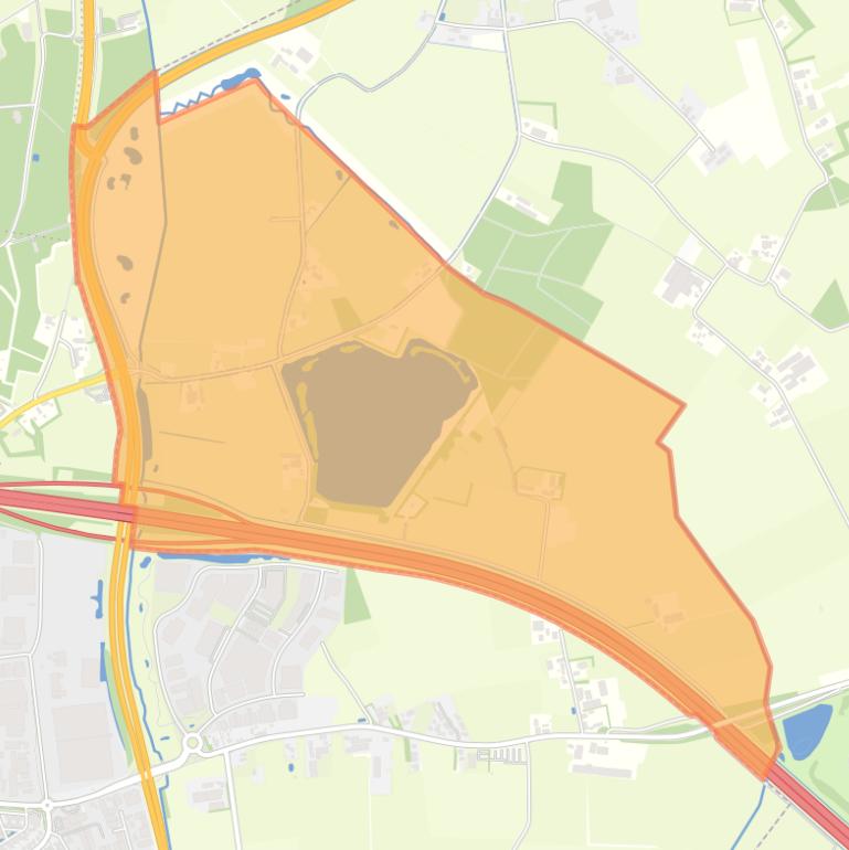 Kaart van de buurt Wijkevoort.