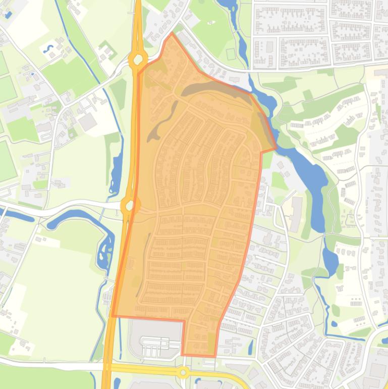 Kaart van de buurt Wijnbergen - Het Westen.