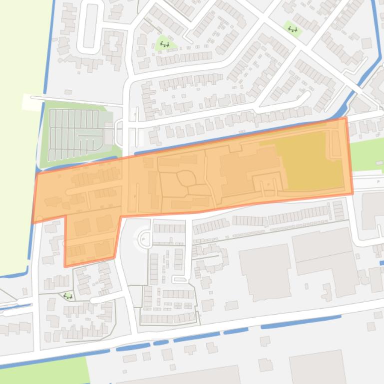 Kaart van de buurt Wilde Veenen.