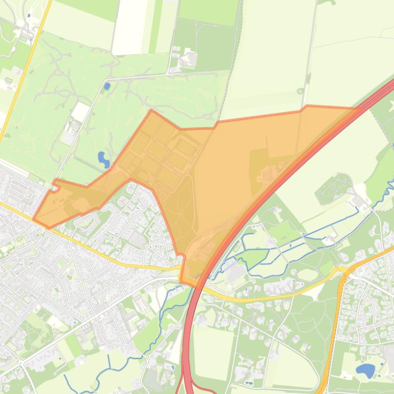 Kaart van de buurt Wilhelminapark.