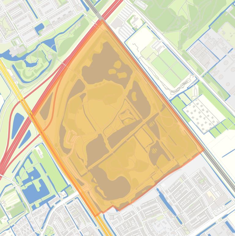 Kaart van de buurt Wilhelminapark.