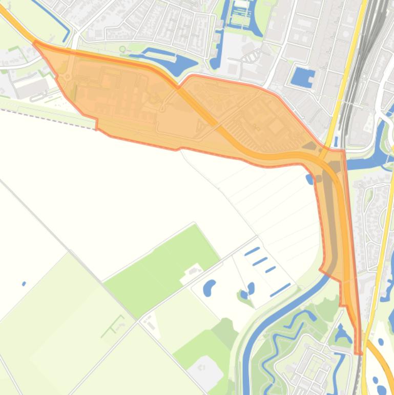 Kaart van de buurt Willemspoort.
