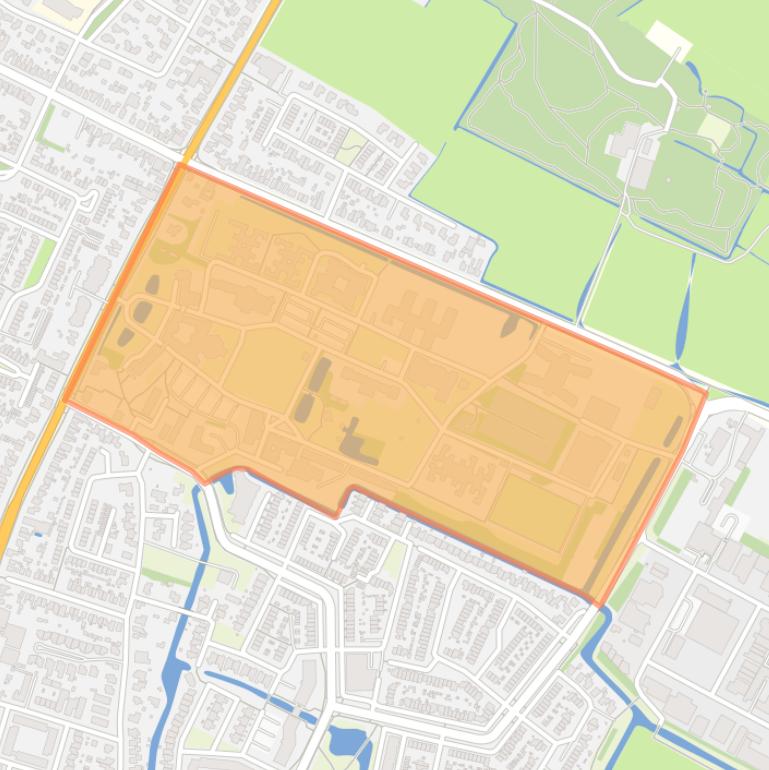 Kaart van de buurt Willibrord.