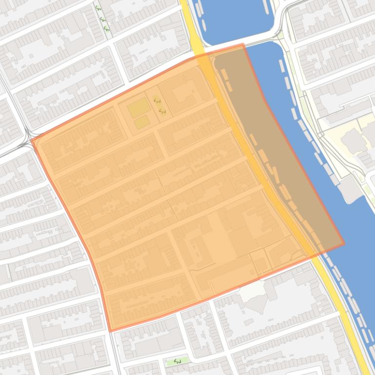 Kaart van de Willibrordusbuurt.