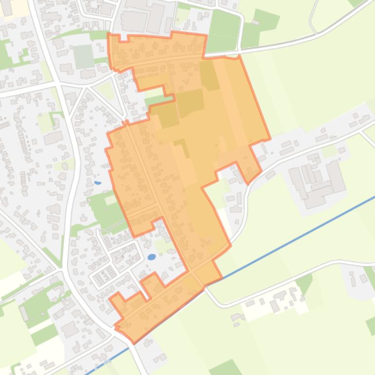 Kaart van de buurt Willibrordusstraat en omgeving.