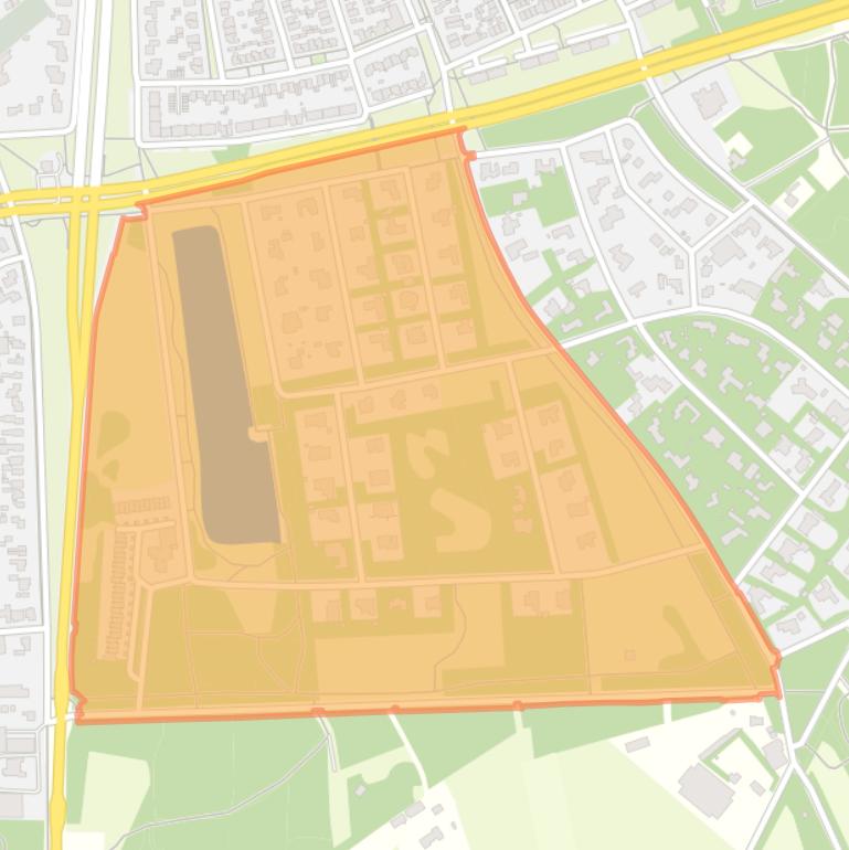 Kaart van de buurt Willibrordusweg-West.